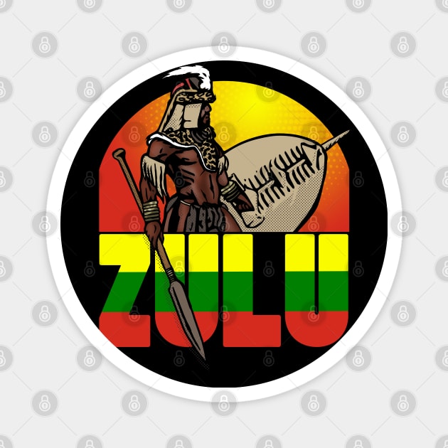 Zulu Magnet by Doc Multiverse Designs